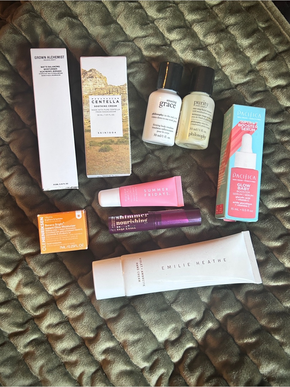 10 pc Skincare & Beauty Bundle with Summer Fridays, Ole Henriksen, Philosophy